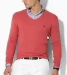 pulls ralph lauren hommes sweater rouge